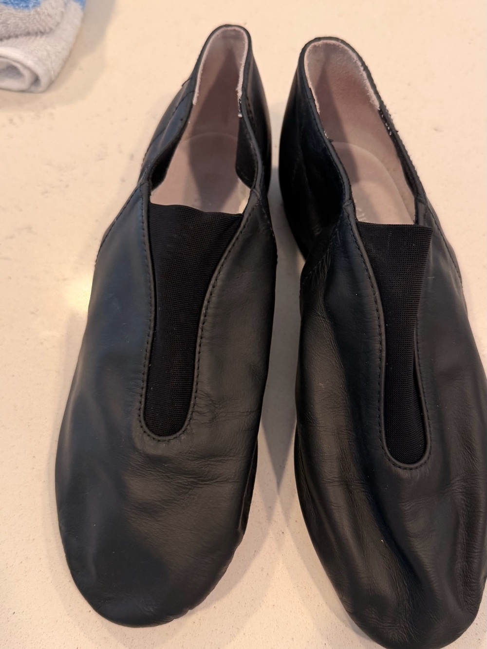 Bloch Women's Super Jazz Leather Slip-On Split Sole Jazz Dance Shoes size 7